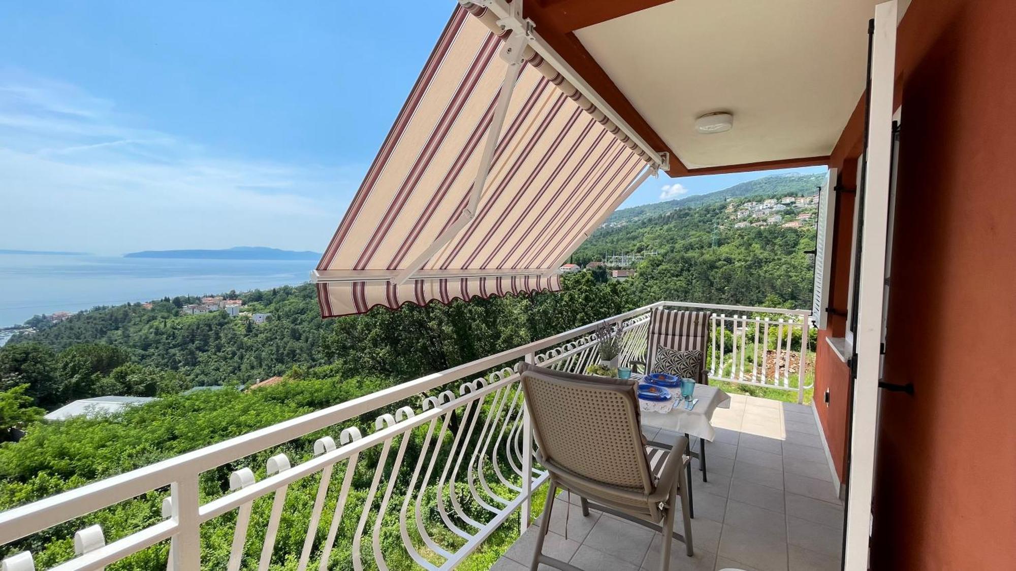 Cozy Apartment Bosnjak Near Opatija, With Sea View Terrace, Air Condition, Free Private Parking Ičići Εξωτερικό φωτογραφία